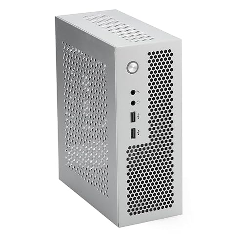 Greabuy A09 ITX デスクトップ HTPC コンピュータ ITX マザーボード用小型 1U ゲーミング シャーシ家庭用およびオフィス用