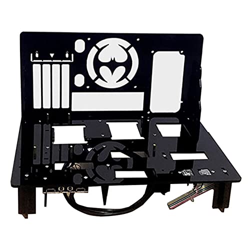 Zony PC ATX MATX マザーボード アクリル コンピュータ DIY Mod ホストステー 240 120 水冷 カバー 開放式 フレームワーク