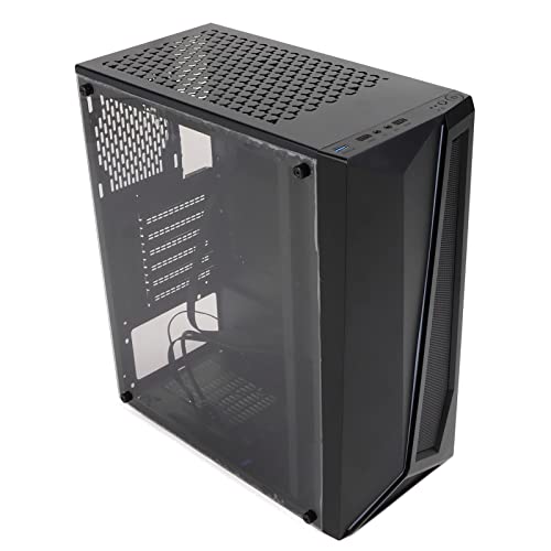 T angxi ゲーミング 、ATX、マイクロATX、ミニ1TXタワー 、6個のRGBファンゲーミングPC 、強化ガラスパネルPSUブラケット、USB 3.0 / USB 2.0 / SPK/マイク、サポート7 PCI