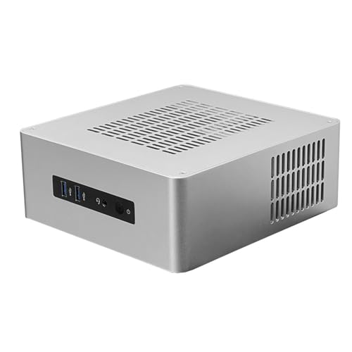 PDUIBC TA80スモールデスクトップ スモールITXシャーシHTPC スペースの制約を備えたコンピューター愛好家向けの 高冷却 LZ17-260105