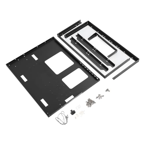 Jeffergarden ATXオープンチャシー ゲーミング オープンフレーム EATX M Iマザーボード対応 最大330x330mm X79 X99デュアルチャネル 360水冷対応 4ベイHDDx2+SSDx2 フルハイトグラフィックカード 背面12cmファンま Jeffep2czl4g8e1