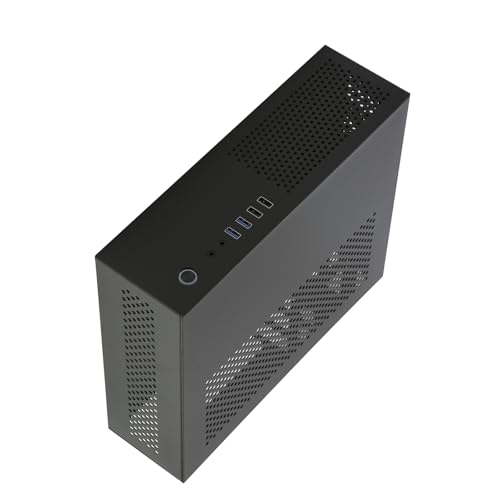 Ziizwfa A10 ミニコンピュータ 7.3L MATX シャーシ 効率的な冷却を備えたデスクトップ用 HTPC
