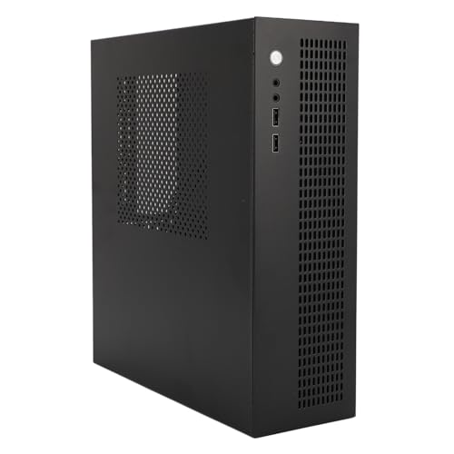TOPINCN 小型ITX 効率的な冷却設計 SSD HDDをサポート 簡単アクセス USB2.0 ゲームや在宅勤務用の小型コンピュータ TOPINpb3cw5r7zg