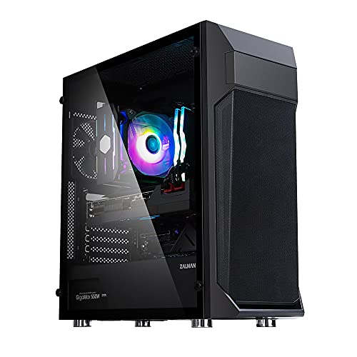 ZALMAN Z1 Plus ミドルタワー 強化ガラス CS8251 ブラック