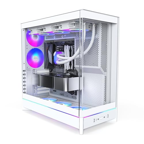 Montech HS02 PRO (W) ホワイト｜ATX 対応 ミドルタワー フルメッシュ構造/高エアフロー/強化ガラス/モンテック 【国内 】 HS02PW