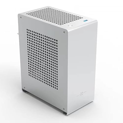Annakin ZZAW A1P PC デスクトップ ミニ ITX サポート FLEX-1U 電源 ITX マザーボード 小型 スリム ポータブル アルミニウム合金シャーシ DIY インストール ゲームや家庭用-A1P