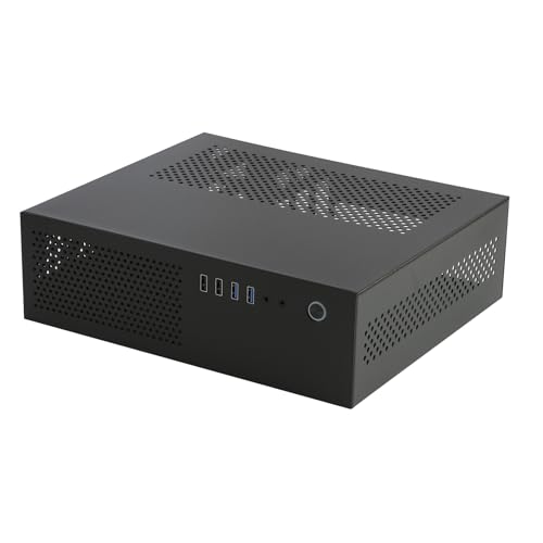 Qsvbeeqj A10 小型 7.3L MATX シャーシ HTPC デスクトップ用 効率的な冷却機能付き