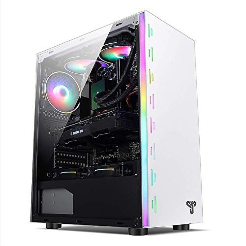 LyxosVee ZXFF B08YY8MF43 ATX Mid Tower Case White