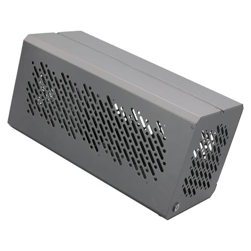 ZYKEJJDDAK ATX37 SFX27用ブラックメタルフレーム エンクロージャ。3x12cmの冷却ファンに対応。 ハウジングフレーム
