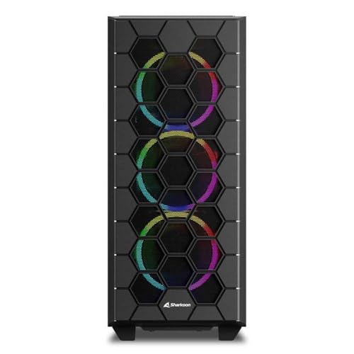 Sharkoon ［ATX /Micro ATX /Mini-ITX］RGB HEX ブラック SHA-RGBHex