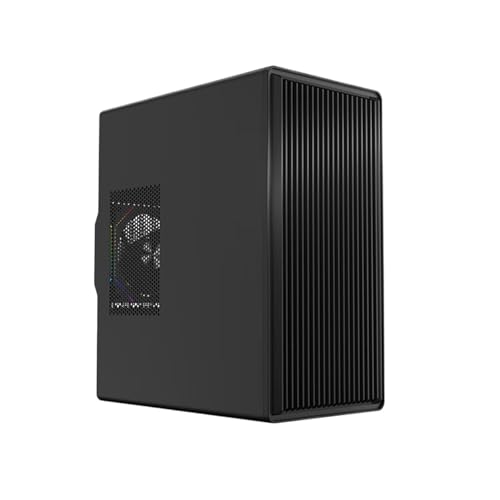 EMNXSDKT 互換性がありますWJCOOLMAN Craftman 1 MATX/ITX と互換性があり、ゲームおよびビジネス用途向けのUSB3.0ポートを備えたオープンフェンスパネル小型デスクトップシャーシ(Black)