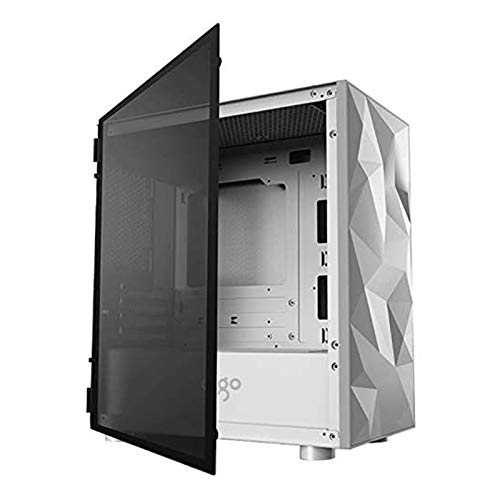 ZXFF ゲーム 、ミッドタワーM-ATX/ITX PCゲーム 、緩和ガラス、サポート水冷、I / OパネルUSB3.0 / USB2.0 /オーディオポート、デスクトップ用