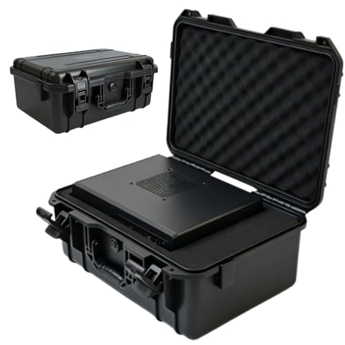 Coyktonty Mini-ITX PC 専用 キャリング 、ハードシェル保護 、MATXデスクトップ 、ポータブル保護バッグ、防塵・防水・耐衝撃・大容量