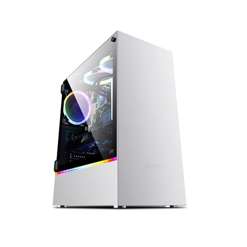 ARrase ミッドタワーE-ATX/ATX/M-ATX/ITX 、水冷 、6x120mmファン搭載、USB3.0、ゲームやオフィスワークに最適