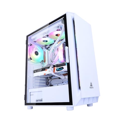 ARrase PC ゲーム 、ATX/M-ATX/ITX をサポート、6x120mm ファン、360 水冷コンピューターメイン 、ゲームやオフィスワークに最適 (Color : Style 2)