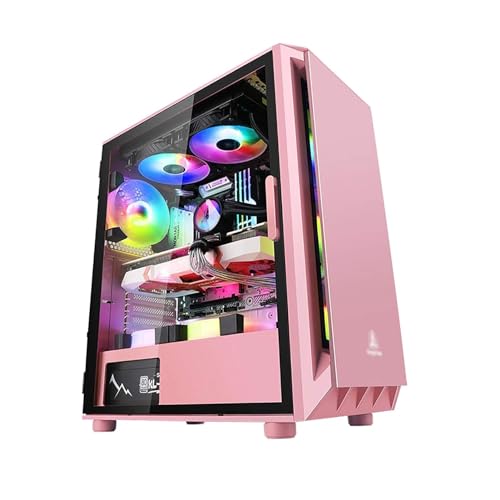 ARrase PC ゲーム 、ATX/M-ATX/ITX をサポート、6x120mm ファン、360 水冷コンピューターメイン 、ゲームやオフィスワークに最適 (Color : Style 3)