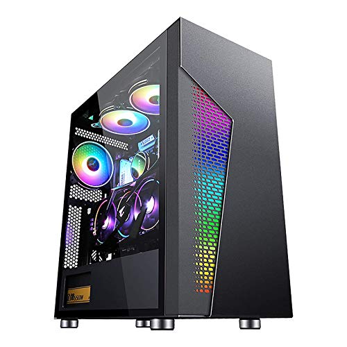 LyxosVee ZXFF B08YNFSLFF ATX Mid Tower RGB Case