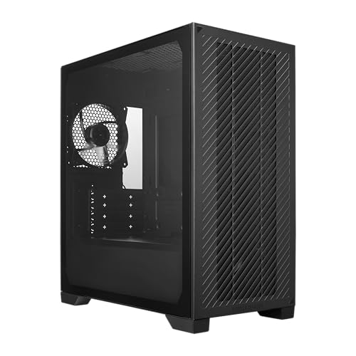 Cooler Master Elite 301 Lite Micro-ATX 高風量 ミニマリスト 365mm GPU Max対応 RTX 5080|RX 7090 XT、280mm AIO Max Type C、強化ガラス 120mm PWMファン、インテークグリル E301L-KGNN-S00