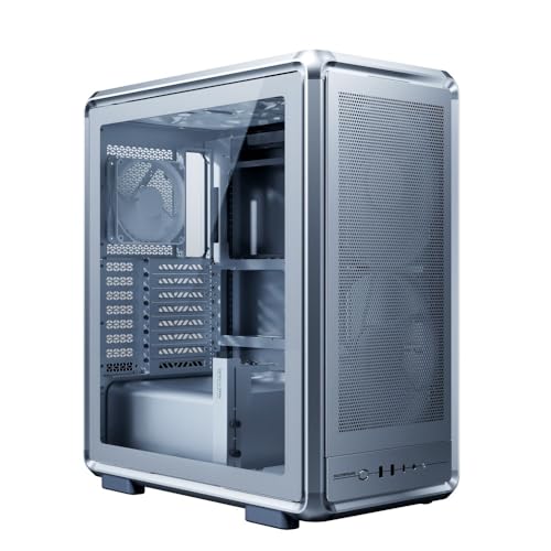 Cooler Master CoolerMaster MF500M-SHNN-S00 MasterFrame 500 Mesh Silver/ ATX / シルバー/ モジュラー式内部設計/ フロント200mmファン2基標準搭載/ 360mmラジエーター対応/ 大型G
