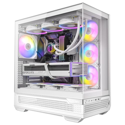ANTEC E-ATX ミドルタワー Constellation C7 ARGB White ピラーレス式