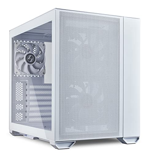 Lian Li LIANLI ミドルタワー O11 AIR MINI WHITE 3面メッシュパネル 3.5インチHDD4基搭載可能 E-ATX/ATX/Micro ATX/Mini-ITX対応 モジュラーバックパネル 日本 O11 AIR MINI WHITE/B