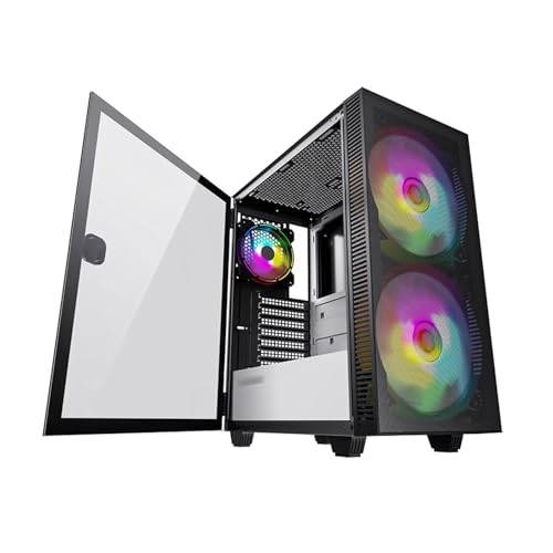 ARrase PC ゲーム 、ATX/M-ATX/ITX をサポート、6x120mm ファン、360 水冷コンピューターメイン 、ゲームやオフィスワークに最適