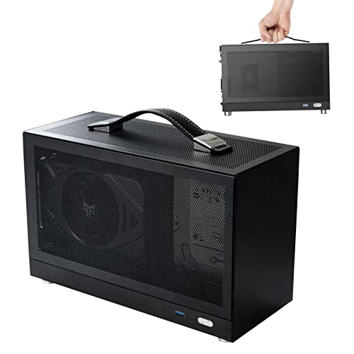 xiaoxin ポータブル ITX | ミニ ITX ゲーミング ミニ タワー USB ポート | USB オープン スタジオ シャーシ、ポータブル INI ITX シャーシは PC ゲーム をサポート Xiaoxin QPAS4Z3W4IB92BDH