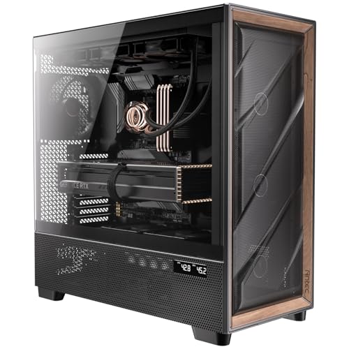 ANTEC FLUX PRO [E-ATX フルタワー Flow Luxury PRO Black 1×140mm、4×120mmファン搭載] KK9N0D18P