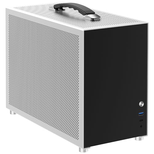 ZZEW D3 MATX フルアルミニウム マイクロATX デスクトップ シルバーカラー 280度水冷対応 D3 Silver
