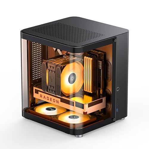 JONSBO TK-1 デュアルサーフェス側透MATXゲームシャーシ ブラック TK-1 2.0 BK