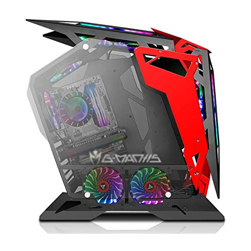ZXFF コンピュータ 、ミッドタワーATX/M-ATX-PCゲーム 、USB3.0 / USB 2.0×強化ガラスサイドパネル、7つのファンポジション、水冷