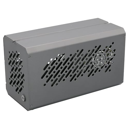 TINGUT ブラックメタルフレーム コンピュータ エンクロージャ ATX37 SFX27用 3x12cm冷却ファン対応 ハウジングフレーム