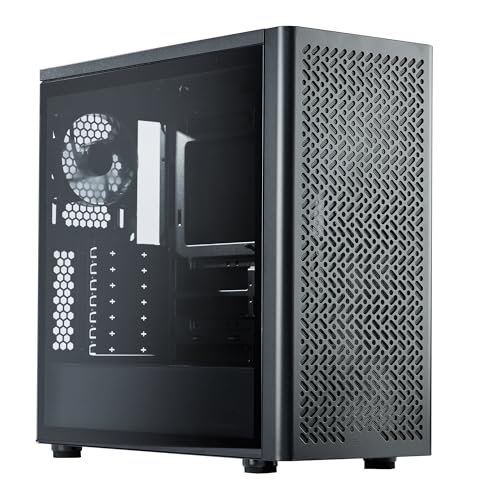 Cooler Master Elite 502 Lite ATX 高エアフロー ミニマリスト 410mm GPU Max、RTX 5090|RX 7090 XT、360mm AIO Max、Type C、強化ガラス 120mm PWMファン、インテークグリル E502L-KGNN-S00
