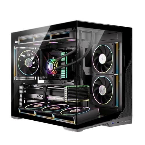 ESGAMING M-ATX M8-ブラック M8-Black