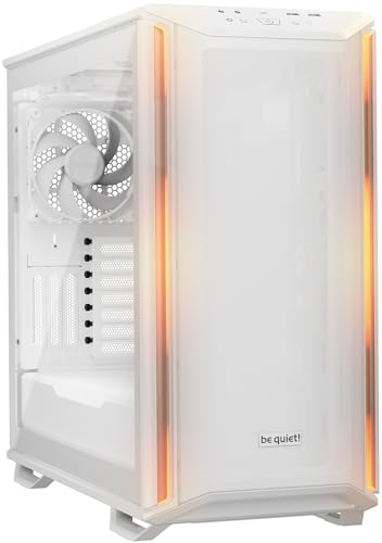 be quiet! ミドルタワー ATX Dark Base 701 フロントメッシュ Silent Wings 4 3基搭載 ARGB 強化ガラス White 国内 BGW59 DRK-BSE-701/WH