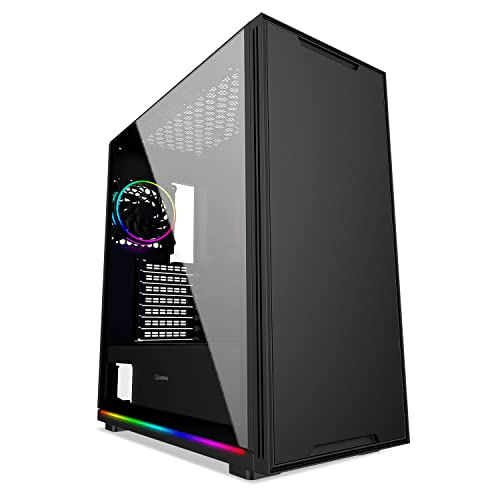 SENKAUTO GAMEMAX Trooper Mid-Tower ATX PCゲーム 3X 120mm ARGBファン トップ360mmラジエーター対応 ファンコントローラーハブ付属 USB3.0対応