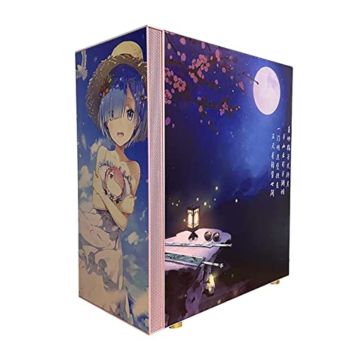 upim BBNB ゲーミング ミッドタワー PCゲーム ATX/M-ATX/ITX - フロントI/O USB3.0ポート - 強化ガラス製サイドパネル - あなただけの