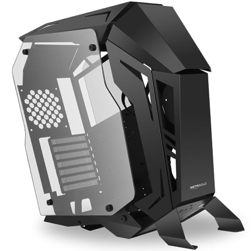 METABUILD XtremeCase PC ユニーク ゲーミング ATX - 高風量 - 240mm 水冷サポート - USB 3.0 HD オーディオ I/O パネル MB163X