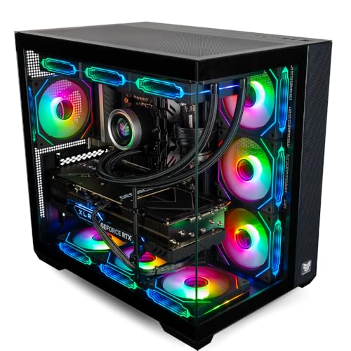 Empowered PC EPC View 380 ATX ミッドタワー パノラマ プロフェッショナル ゲーミング PC ベアボーン BTFマザーボードサポート付き 10 ARGB 正逆方向 120mm PWM インフィニティ ファン 3年保証 B0GNV7B93S
