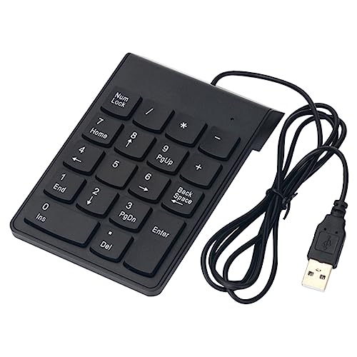 Eoitushy Usb キーボード 18 Usbテンキー ノートパソコンのテンキー ゲーミングキーボード キーボードゲーム メカニカル ゲーミング キーボード ミニ Usbキーボード F086250426