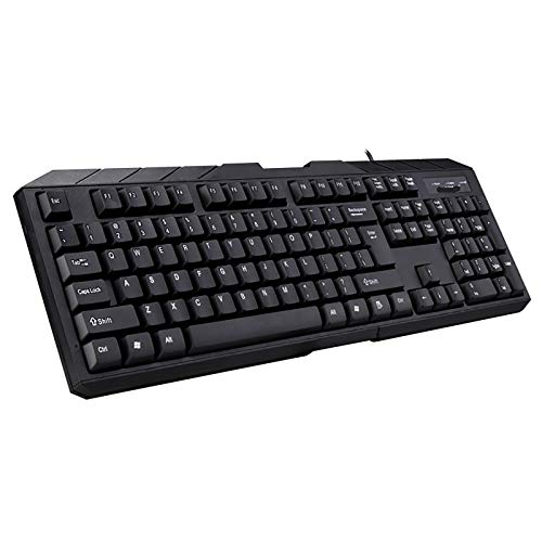 GeRRiT 1個ゲーミングキーボード有線キーボード機械的プログラム可能打ち感が良い防衝突防水仕様高速反応12個の機能拡張FNキ - - 1Qq8jn3N3r0505