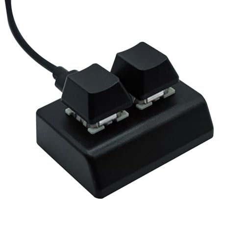 YERECDIL 特別な機能 片手用メカニカルゲーミングキーボード ホットスワップボリュームコントロールとゲーマー向けのユニークな赤色照明付き EL039223-01peachoo00110786