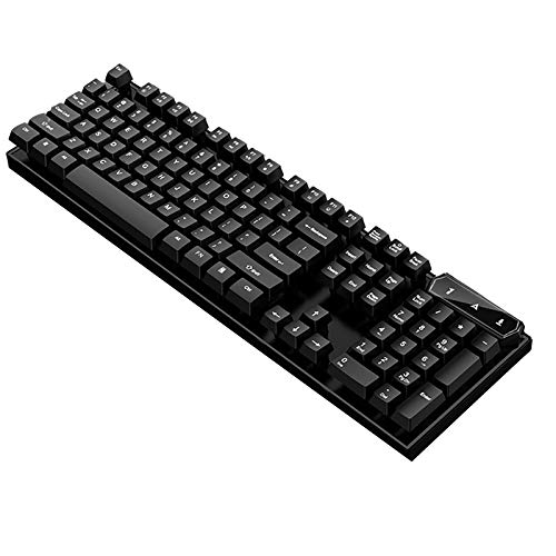 GeRRiT 1個ゲーミングキーボード有線キーボード機械的プログラム可能打ち感が良い防衝突防水仕様マットバージョンクラシック - - 1Qq8WAiqSE0505