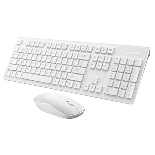 GeRRiT 1個機械式ゲーミングキーボード白い無線防水オフィス充電式LEDバックライトスーツメカニカルキーボード - - 1Qq8jHzHpH0505