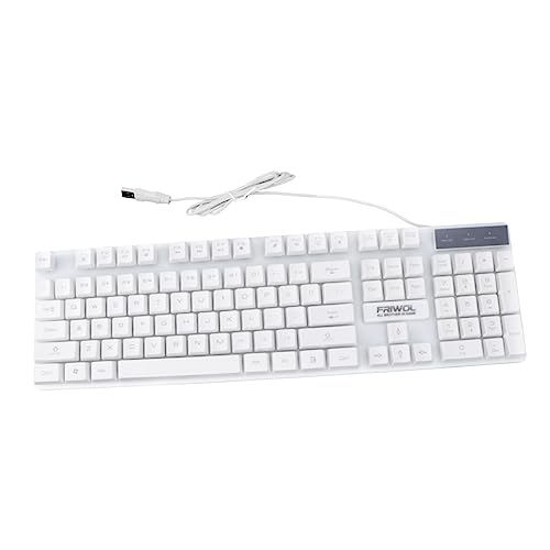 VIBRIPRIYA 1個 有線キーボード コンピューターの トップ RGB ゲーミング キーボード レインボー ゲーミング キーボード コンピュータの トップ RGBコンピュータマウス デスク コンピ JP117240909