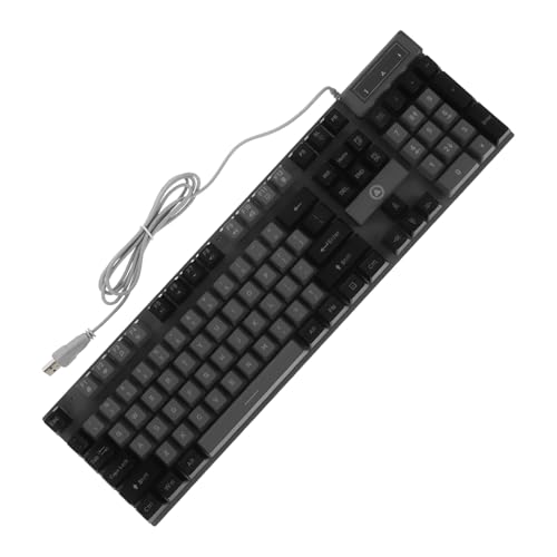 SUNCN 104 有線ゲーミングキーボード メカニカル ゲーミング キーボード フルサイズのキーボード Rgb ゲーミング キーボード かなりゲーミングキーボード Rgb キーボード Usb ブラック 43.5X13X.2.5CM ss1213qW0iu4