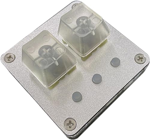 FURLOU 用ミニ2キーゲーミングキーボードRDバックライト付きプログラム可能キー, 青いスイッチ JP117-231109
