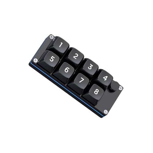mophrati 片手キーボード メカニカル軸 片手用メカニカルゲーミングキーボード ブラック EL039717-01TSYCD00006859