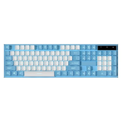 Loigohon ゲーミングキーボード メカニカルスイッチ搭載 – バックライト付き 人間工学設計 PC用 ワンダフルなゲーム体験をサポート MK-1T1PIB