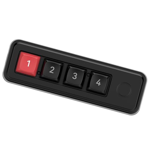 UPSUIT 4ホットスワップ可能なキーとUSB Cポートカラー照明の調整を備えたキー小さなキーパッドメカニカルゲーミングキーボード ブラック - VMKFD2-597